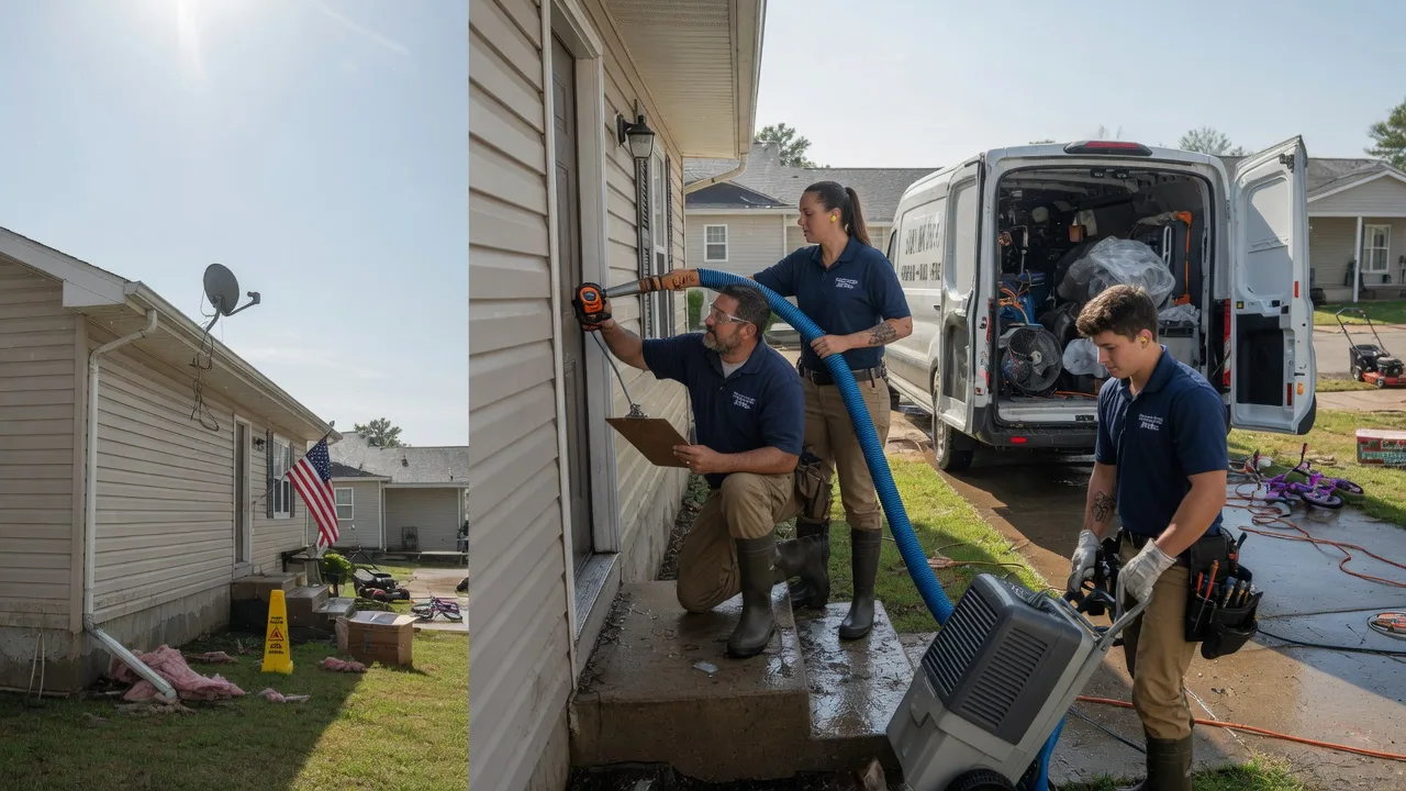 Ceiling Water Damage Restoration in Mullin, TX near me